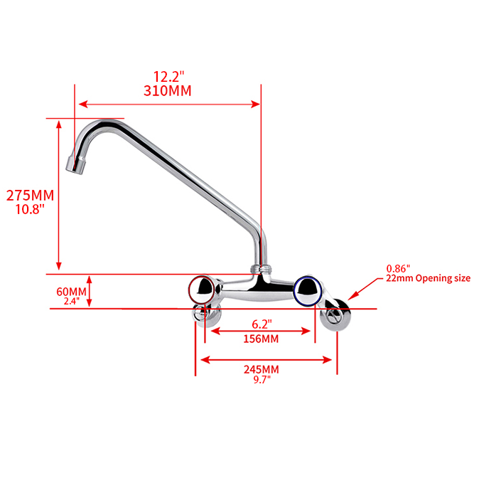 12-inch straight pipe