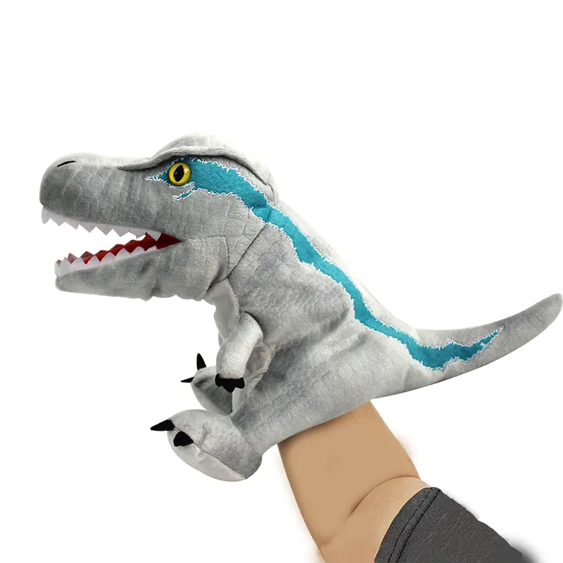 新しいデザインの恐竜ぬいぐるみ赤ちゃん恐竜手人形品揃え恐竜おもちゃ早期学習子供ぬいぐるみ