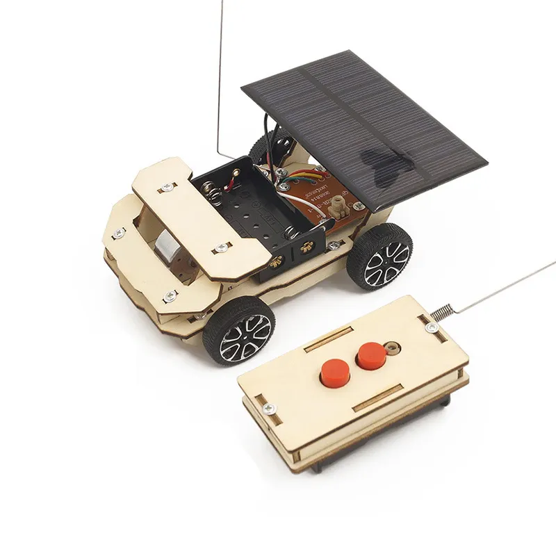 DIY لوحة طاقة شمسية التحكم عن بعد سيارة الجذعية لعبة تعليمية العلوم و الهندسة اللعب مع مربع حزمة للأطفال