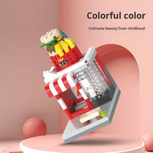 Eğitim LEGO-çocuklar için uyumlu yapı taşı setleri küçük parçacık sokak sahne montaj oyuncaklar ticari sokak - Product Image 3