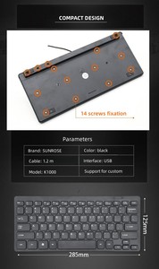 Holesale UB Eterterxternal Hin yype Ired Mall centro comercial eyboard INI Keyboard - Product Image 6