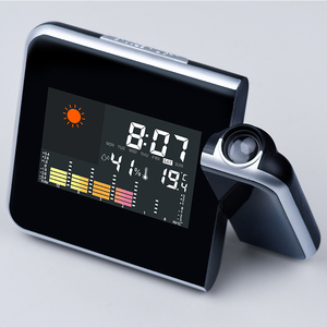 Bàn Điện Tử Thông Minh Để Bàn Đèn Led Laser Dự Báo Thời Tiết Đồng Hồ Chiếu Kỹ Thuật Số Đồng Hồ Báo Thức - Product Image 2