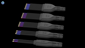 Customized Y Type Screw Waterproof <strong>Connectors</strong> Assembled 1 <strong>Input</strong> 2-6 <strong>Output</strong> with Molding for Cable Wires - Product Image 6