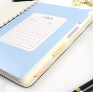 Cuaderno de bobina de alambre O de diseño personalizado profesional, cuaderno de estudiante, cuaderno personalizado de impresión Digital de tapa dura - Product Image 6
