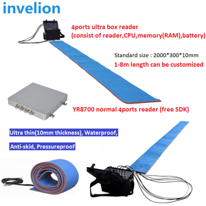 Chip transpondedor carrera deportes sistemas de sincronización USB RJ45 UHF RFID Lector 4 puertos con RFID Mat piso antena sincronización Chip exterior TCP - Product Image 4