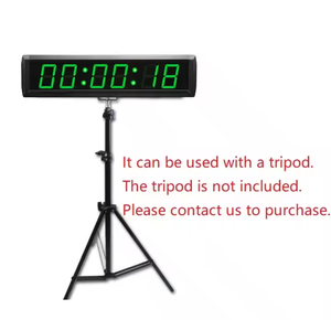 Custom <strong>2</strong>.3 <strong>Inch</strong> 6 Digit <strong>LED</strong> Portable 12/24 Hour Display Wall Clock Multi-Functional Digital Countdown <strong>Timer</strong> for Office Indoor - Product Image 3