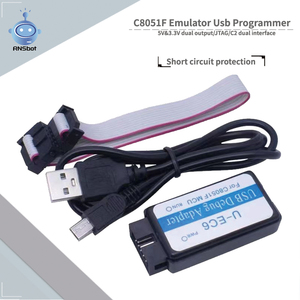 RNSbot C8051F emulador USB programador JTAG/C2 línea de descarga de la U-EC6/de la U-EC5/de la línea de descarga de la ML-EC3 - Product Image 5