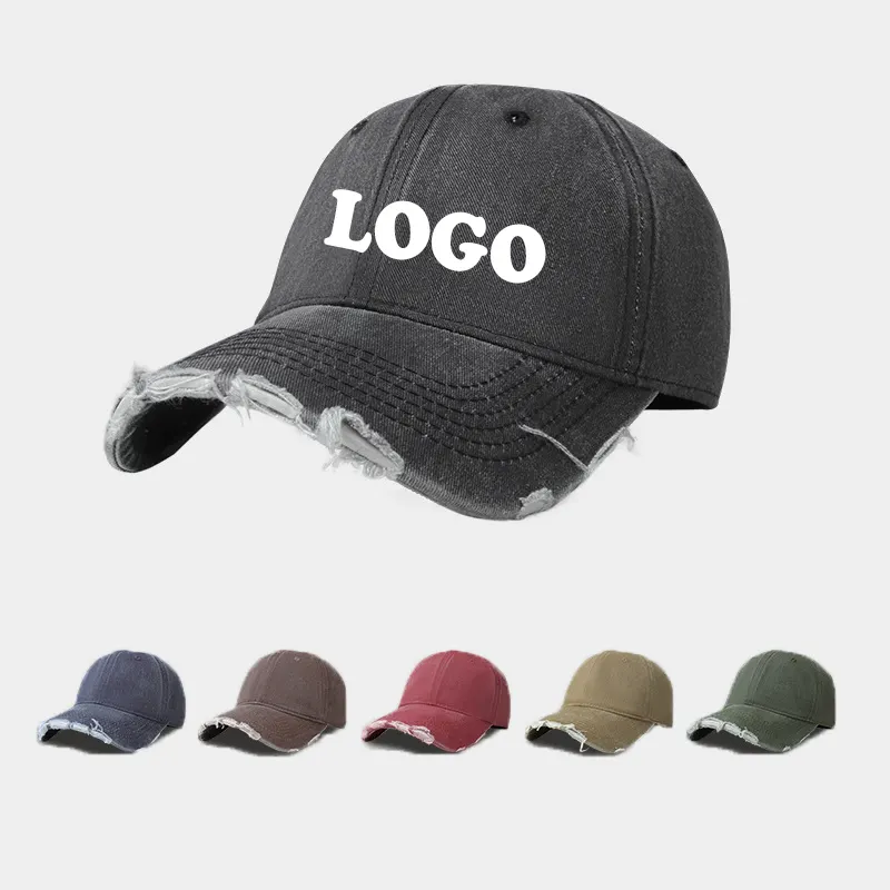 이름 모자 맞춤형 깨진 버 스냅 백 모자 선 스크린 맞춤형 단색 깨진 버 야구 모자 여성용 남성용