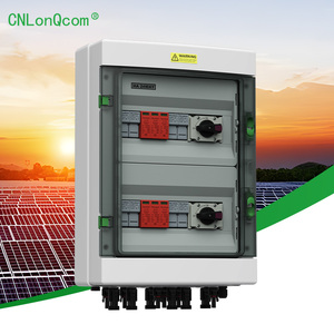 CNLonQcom IP65 <strong>4</strong> in 2 OUT 1000V DC Solar PV Array <strong>Combiner</strong> Box with Lightning Arrester String Box - Product Image 1
