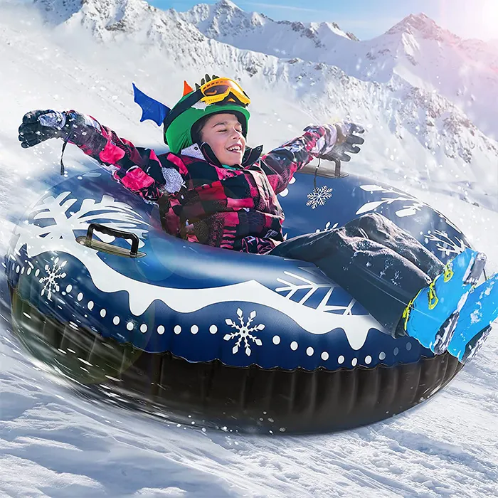 Winter Sports Inflatable Pvc Snow Tube Ski Toys Outdoor Snow Sled For Adults Sleds & Snow Tubes