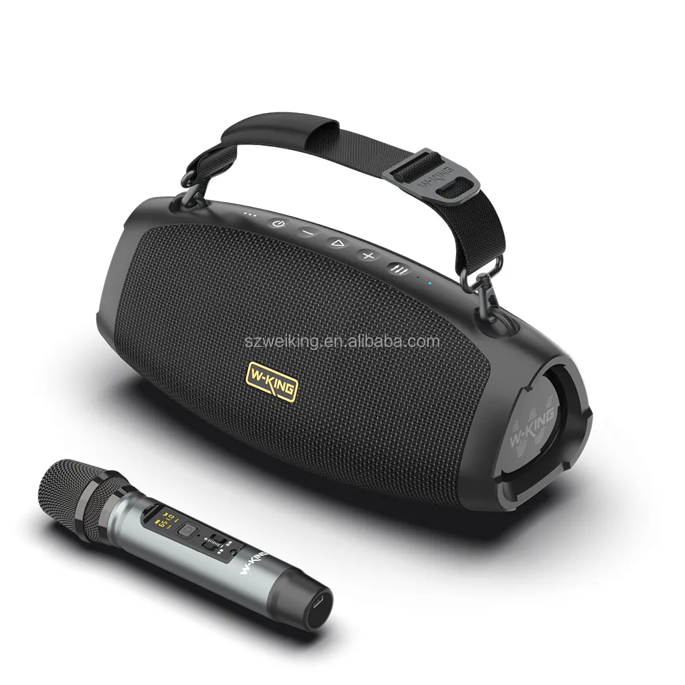 W-KING x 10 70 Watt étanche stéréo super bass karaoké Bluetooth haut-parleur boîte IPX6 grande batterie