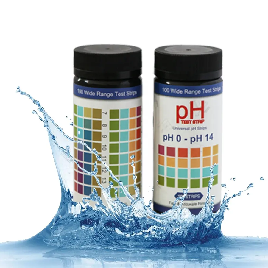 Largement utilisé Universal PH bandes 0-14 test pour l'urine et la salive bandelette de test ph ph test papier