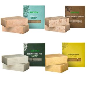 Nhà Máy Tự Nhiên Dựa Xà Phòng Đặt 4 Hương Dừa Sả Cedarwood Thông Ca Cao Vanilla Espresso Cho Sang Trọng Chăm Sóc Da - Product Image 1