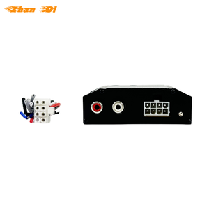 Car Audio RCA Speaker Convertidor de salida de línea de nivel alto a bajo Convertidor de impedancia de coche de 2 canales con dispositivo de retardo de tiempo