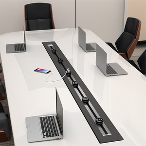 Nuevo Tipo de enchufe de riel de alimentación multifuncional para oficina, cocina, superficie móvil, enchufe de extensión de enchufe de pista de alimentación - Product Image 6