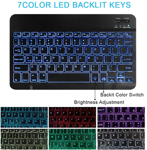 Portable <strong>Mini</strong> Wireless <strong>Keyboard</strong> for iPad Tablet Pc Laptop Mobile Phone Universal for <strong>Bluetooth</strong> with Backlight USB Interface