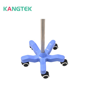 Kangtek thép không gỉ fordable & di chuyển y tế IV cực đứng bệnh viện di động truyền cực - Product Image 4