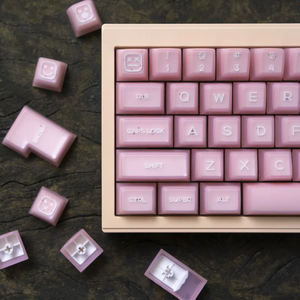 160 <strong>Keys</strong> White Ice Translucent Double Shot Keycaps Sa Profile for Alice Layout Mx Switch Oem Mechanical Keyboard Keycaps