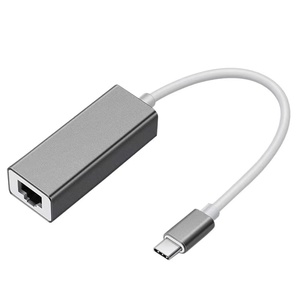 Adattatore di rete Lan Ethernet da USB tipo C a RJ45 da 100Mbps per laptop Macbook pro e altre porte di tipo C - Product Image 1