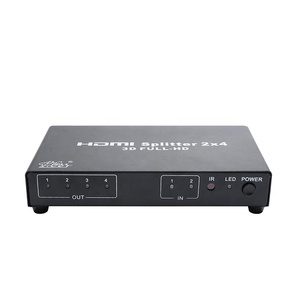 Fabrik Preis 1,4 v 4K * 2K Volle HD Matrix HDMI Selector 2x4 HDMI Switcher mit fernbedienung