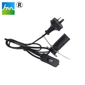 SAA onaylı 2.5A standart E14 tuz lambası güç kablosu ile 303 anahtarı 5FT siyah ürün tipi güç kabloları ve uzatma kabloları - Product Image 6
