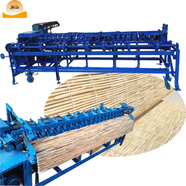 Mesin rajut reed otomatis mesin pembuat tirai reed bambu mesin tenun