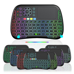 Teclado y ratón inalámbrico M9 air mouse, combo de 2,4G, BT, con Touchpad para Smart tv box, mini PC - Product Image 2