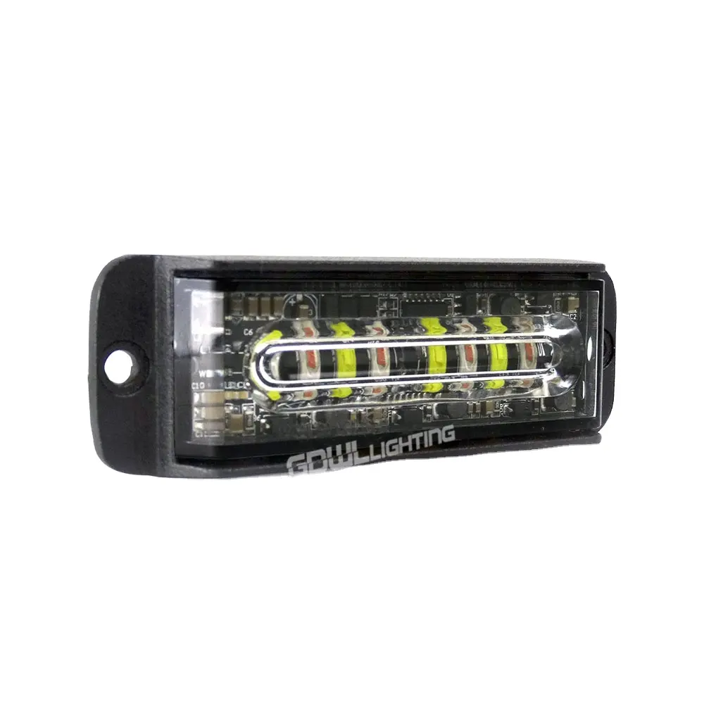 Ventas calientes R65 IP67 Led luces de rejilla para vehículo coche ámbar intermitente advertencia para camión Wrecker coches luces de rejilla estroboscópicas