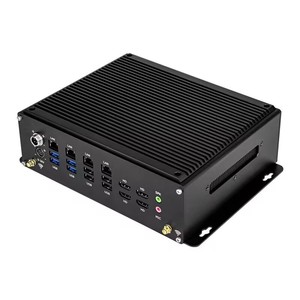 X86産業用組み込みコンピュータコアI5-8305G 6xRS232シリアルポート4xHD2.0 4x2.5G LAN Rackmount for Server Workstation 5G LTE - Product Image 1
