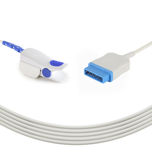 Factory Made 11pin Spo2 Probe Adult Finger Clip Reusable SPO2 <strong>Sensor</strong> Compatible for GE <strong>Marquette</strong> Eagle 1000/Dash 3000 Spo2 Probe - Product Image 1