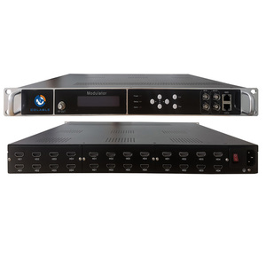 Digital Tv Headend Equipment 24 in 1 HD/ AV <strong>Encoder</strong> Modulador Catv DVB-C/DVB-<strong>T</strong>/<strong>ATSC</strong>/ISDB-<strong>T</strong> RF <strong>Modulator</strong> - Product Image 1