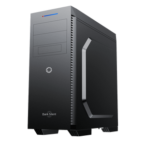 Funda de ordenador oscura y silenciosa, torre de chasis ATX Midi, diseño que mata el ruido para juegos de PC - Product Image 2