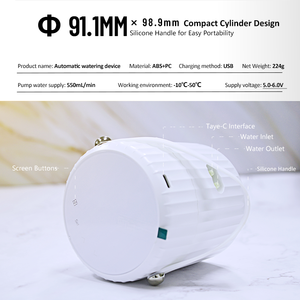 Настенная система капельного орошения Becasmart BAF-808 TUYA WiFi с питанием от растений, интеллектуальное автоматическое управление временем - Product Image 5