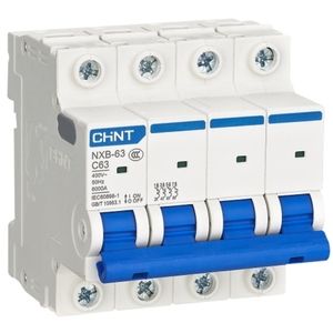 Chint NXB-63 MCB 1P 2P 3P 4P 1A 2A 3A 4A 6A 10A 16A 20A 32A 40A 63A eğrisi B C D Chnt minyatür devre kesici - Product Image 4