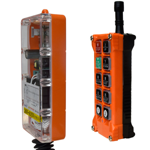 Industrial Crane <strong>Remote</strong> Control F23-A+ 8 Single Speed 2 Transmitter + <strong>1</strong> Receiver DC12V 24V AC36V 220V 380V 440V 433mhz Box Hoist