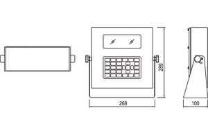 XK3190 Truck Scale <strong>Weighing</strong> <strong>Indicator</strong> D18S Stainless Steel Electric Weighbridge <strong>Indicator</strong>