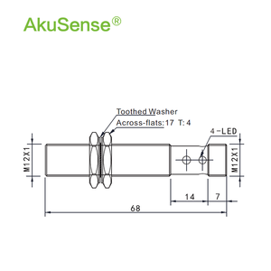Akusensor inalámbrico centro tendrá como tareas, sensores de proximidad inductivo pequeño sensor de interruptor de proximidad TRF12-02NC-E2 - Product Image 4