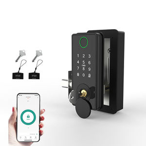 TUYA akıllı sürgülü kilit için Ble ağ uyumlu anahtarsız giriş için ahşap çelik cam alüminyum güvenli kilit - Product Image 6