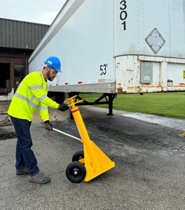 10ton tĩnh tải công suất thép Trailer ổn định jack 18ton nâng Công suất container Trailer đường Bộ sản phẩm - Product Image 4