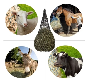 Customized pp <strong>Round</strong> Knotless hay <strong>Net</strong> Slow Feed <strong>Net</strong> Grass Storage Bag for Horse - Product Image 6