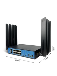 เราเตอร์ไร้สาย Wi-Fi 6 4G 5G AX3000มีช่องเสียบซิมการ์ด8 Lans และ2ช่อง MT7981เราเตอร์ไฟร์วอลล์2.4G 5.8G เราท์เตอร์ VPN OpenWrt ใช้ในองค์กร - Product Image 6