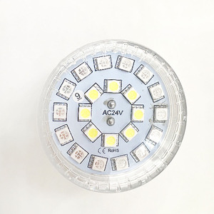 中国照明工場Rgbw自動プログラムピクセルライトLED RGBWランプ60mm E14アミューズメントライド電球カボション - Product Image 3