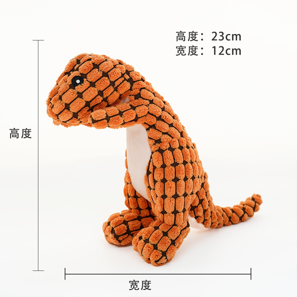 Tyrannosaure Rex debout, jouet, orange