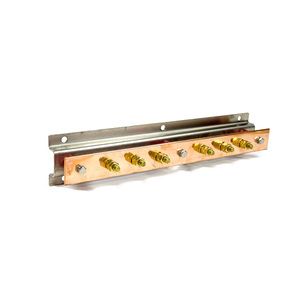 Electrical Earth <strong>Busbar</strong> for Lightning Protection System with M10 Fittings and Insulators - Product Image 2