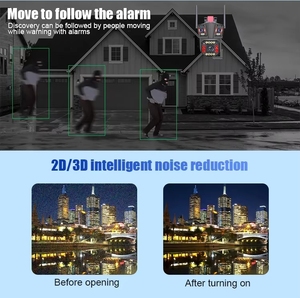 กล้อง CCTV สามตัวซูมออปติคอล10X กลางแจ้งระบบรักษาความปลอดภัย Wi-Fi กล้องเครือข่าย IP PTZ 3เลนส์เครือข่ายกล้อง IP - Product Image 5
