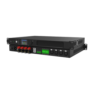 900W 4CH Power Amplifier W/<strong>DSP</strong> Dante 100V/70V/8&Omega;/4&Omega; LCD <strong>Network</strong> Control for PA Live Studio Systems - Product Image 1