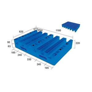 Hochwertiger Fabrik verkauf Große wieder verwendbare integrierte Entladung Automatisches Laden Assisted Entladen Kunststoff palette - Product Image 2
