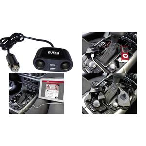 Eufab 16549点烟器分配器香烟插座数量2 x接口: USB 2 x Be (940910218167) - Product Image 1