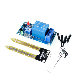 Modulo 5V/12V modulo relè di umidità del suolo elettronica sensore di umidità del suolo controllo relè di rilevamento dell'umidità irrigazione automatica - Product Image 1
