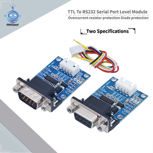 RNSbot RS232 zu TTL Modul TTL zu RS232 Serial Port Level 3,3 V 5V 12V 24V Netzteil XH2.54 - Product Image 5